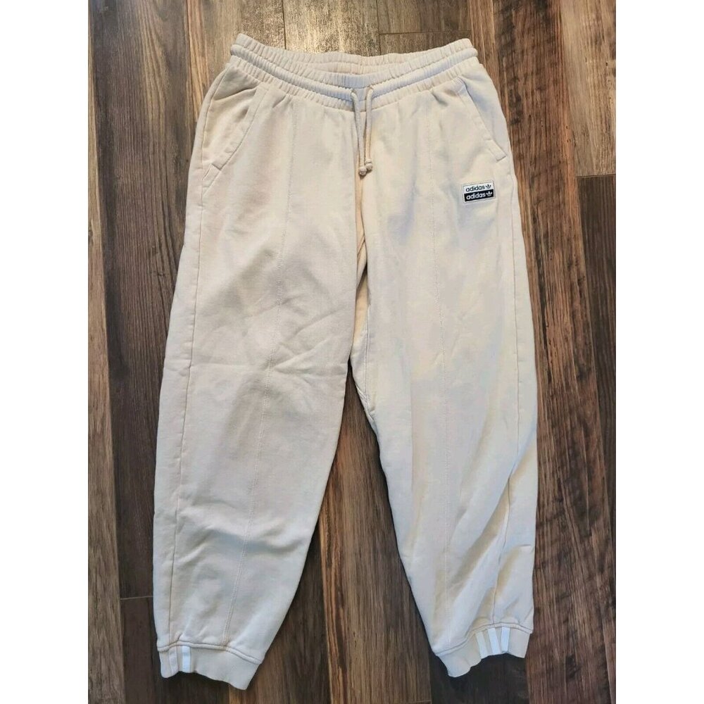 Adidas Ivory R.Y.V. Reveal Your Voice Joggers Pockets Sz M